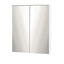 Cefito Bathroom Mirror Cabinet 600x720mm White-0