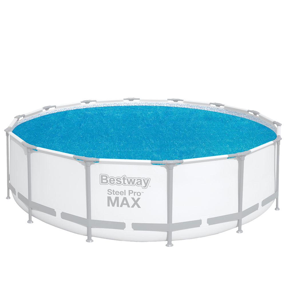 Bestway Pool Cover Solar Fits 4.17m Round Above Ground Swimming Pool Blanket-0