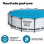 Bestway Pool Cover Solar Fits 4.17m Round Above Ground Swimming Pool Blanket-4