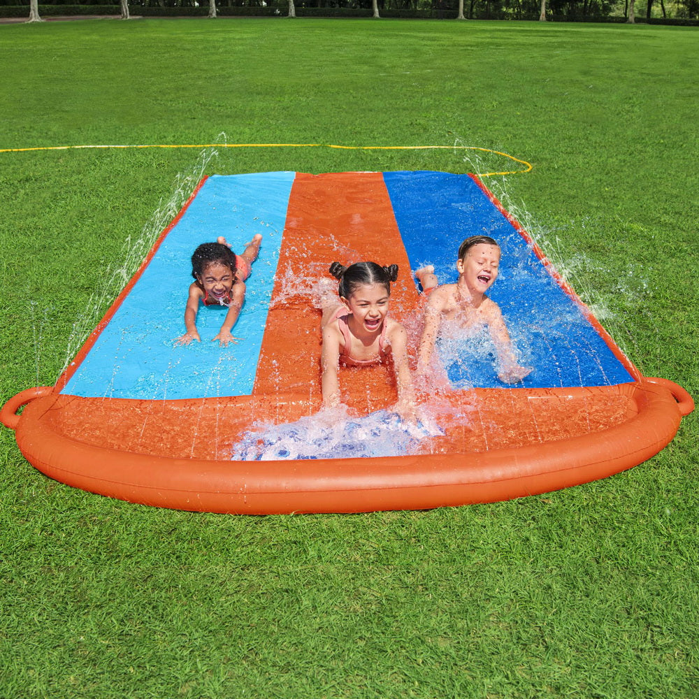 Bestway Water Slide Slip Kids 488cm Triple Slides-6