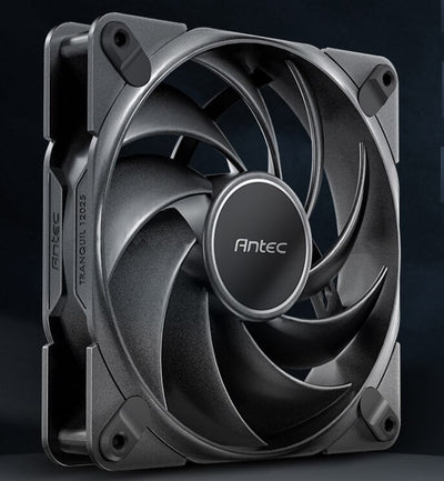 Antec Tranquil 120, 120mm x 25mm Case Fans, PWM Fans, 2000RPM, 59.23CFM, 2.46mmH₂O, 4 Pin PWM Connector, 120mm Fan, Tranquil Series Single Pack-0