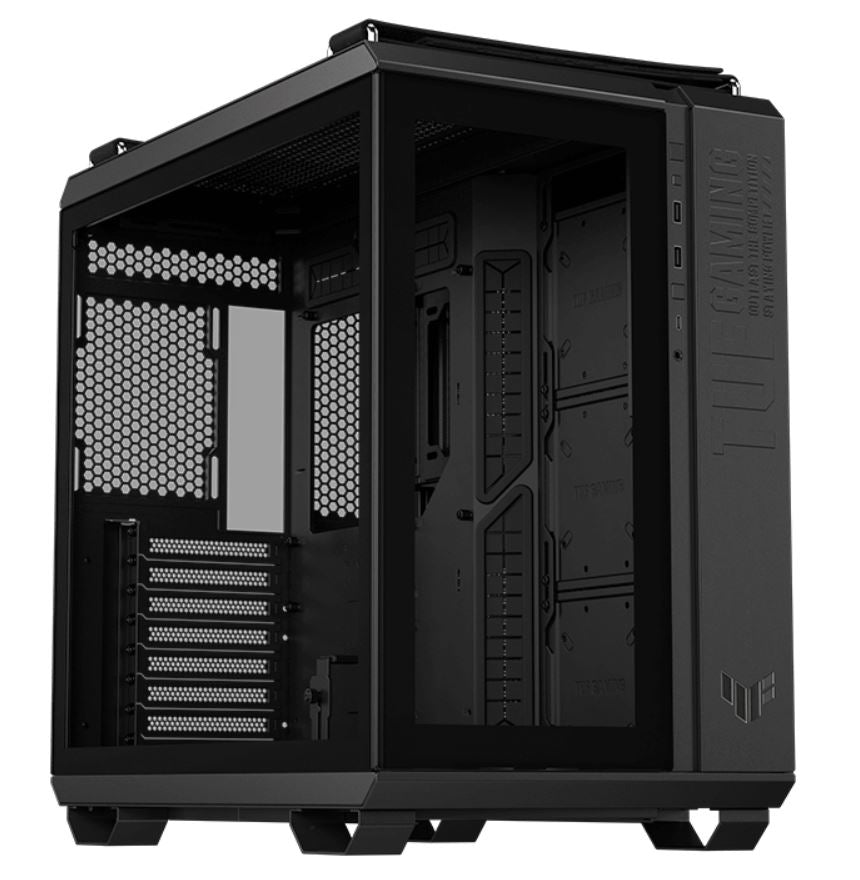 ASUS GT502 TUF Gaming Case Black ATX Mid Tower Case,Tool-Free Side Panels,Tempered Glass,8 Expansion Slots,4 x 2.5'/3.5' Combo Bay-0