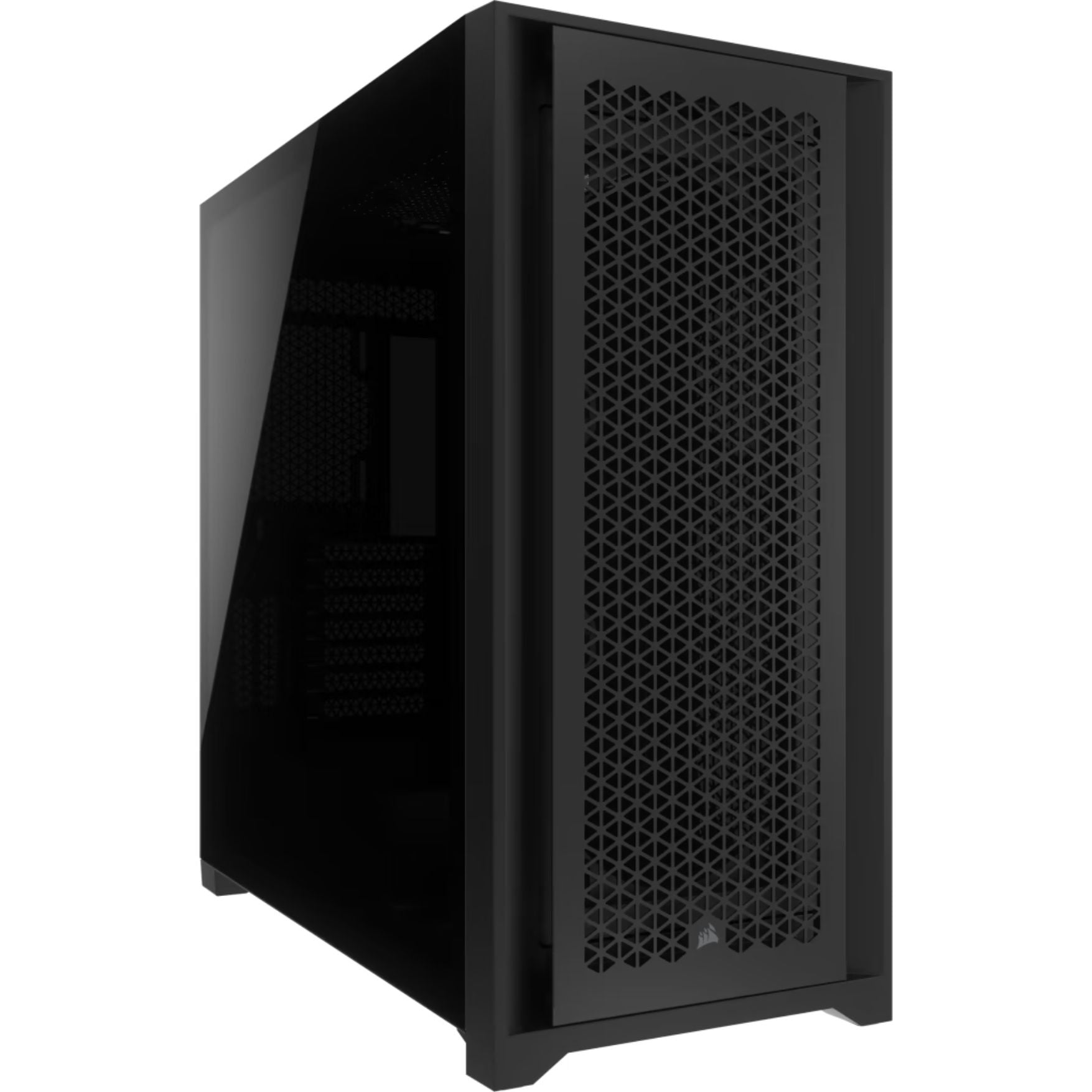 Corsair 5000D CORE AIRFLOW Black Mid-Tower ATX PC Case — Multi 360mm Radiator support Cable Routing, USB-C, USB 3.2 x 2. PC Gaming Desktop Case-0