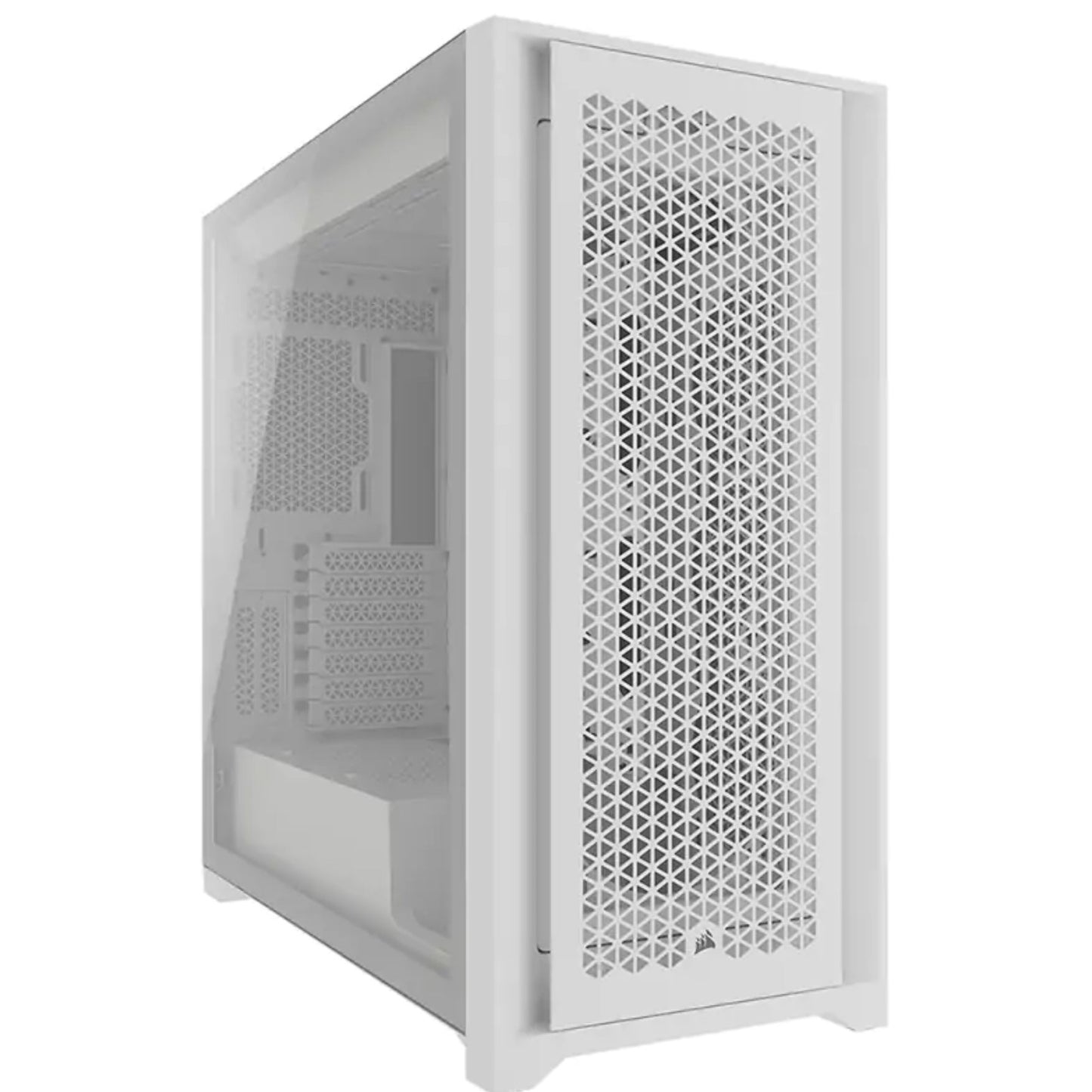 Corsair 5000D CORE AIRFLOW White Mid-Tower ATX, Multi 360mm Radiator support Cable Routing, USB-C, USB 3.2 x 2.  PC Gaming Desktop Case-0