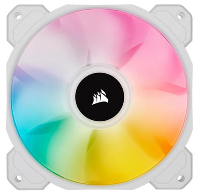 Corsair AF ELITE Series, AF120 RGB ELITE WHITE, 120mm Fluid Dynamic Fan with AirGuide, Single Pack-0