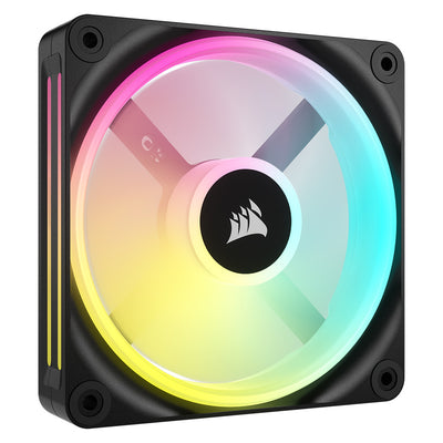 Corsair QX RGB Series, iCUE LINK QX140 RGB Black, 140mm Magnetic Dome RGB Fan, Expansion Kit-0