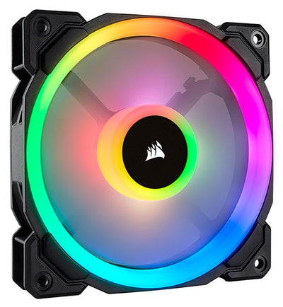 Corsair Light Loop Series,  LL140 RGB, 140mm Dual Light Loop RGB LED PWM Fan, Single Pack-0