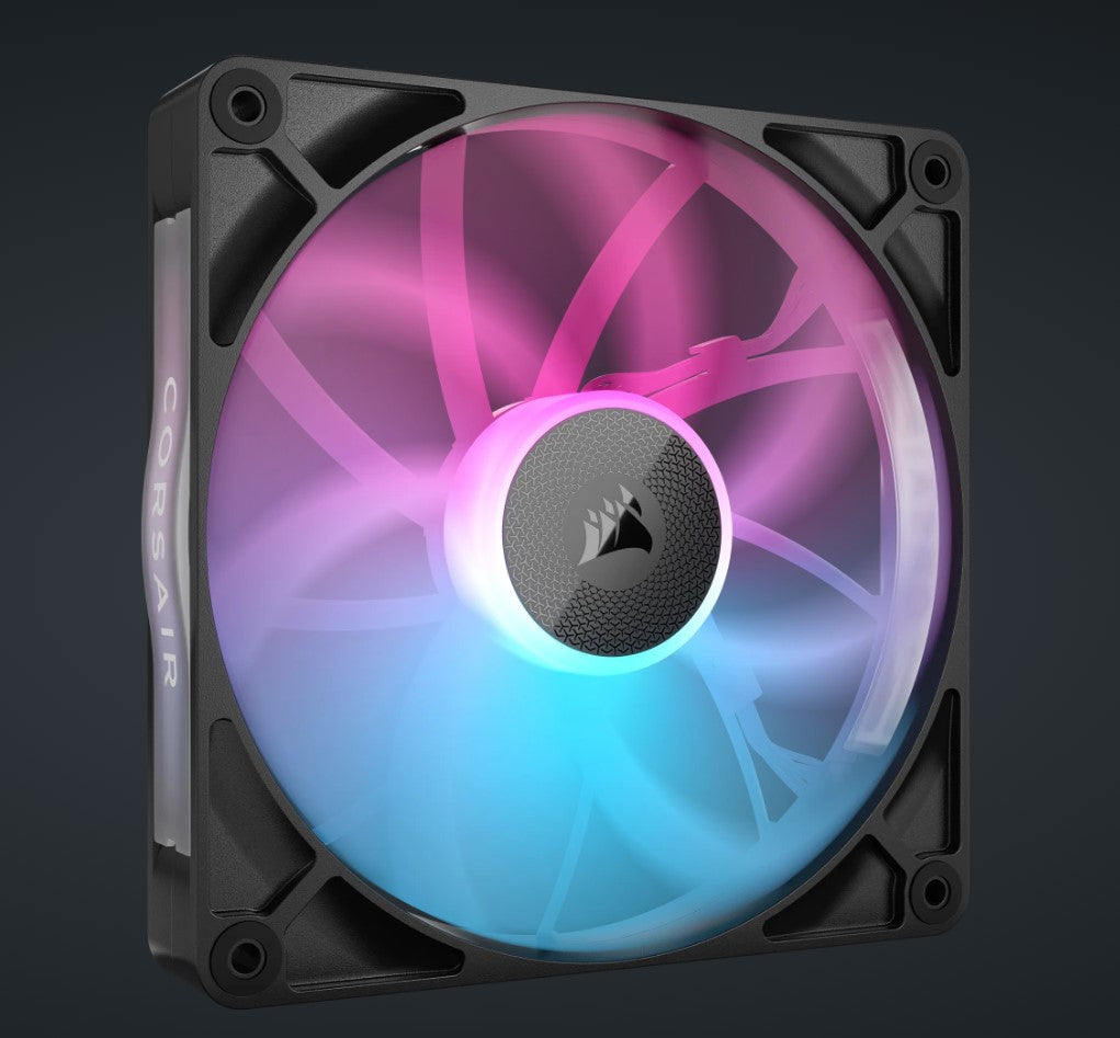 Corsair RX140 RGB Black, Single Fan PWM. AirGuide Magnetic Bearing. High Airflow and Efficient. Case Black Fan-0