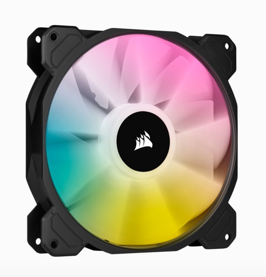 Corsair SP140 RGB ELITE, 140mm RGB LED Fan with AirGuide, Single Pack-0