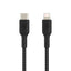 Belkin BoostCharge USB-C to Lightning Braided Cable - For Apple devices - Black-0