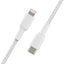 Belkin BOOSTCHARGE USB-C to Lightning Braided Cable - For Apple devices - White-3