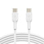 Belkin BoostCharge USB-C to USB-C Cable - Universally compatible - White-1