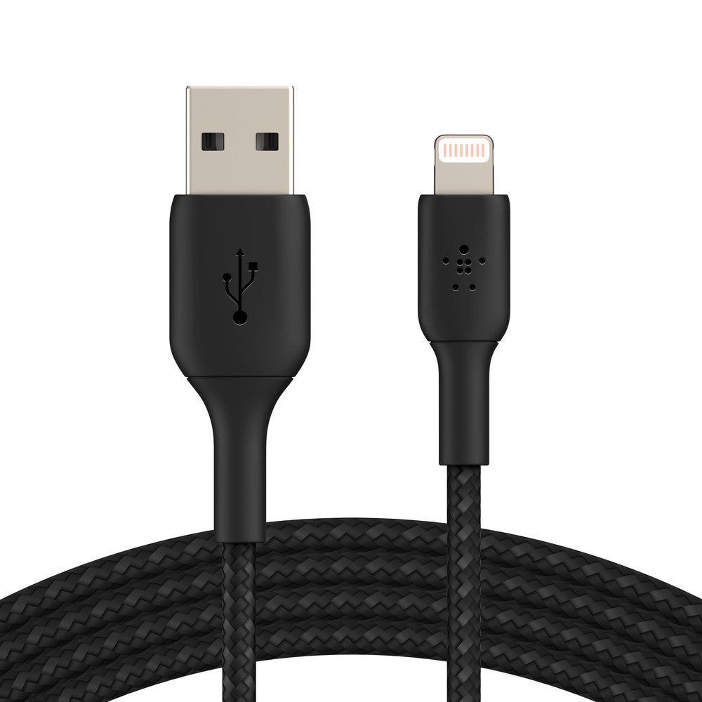 Belkin BoostCharge Lightning to USB-A 2M Cable  - For Apple Devices - Black-0