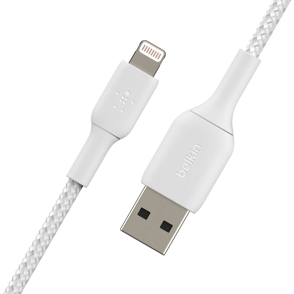 Belkin BoostCharge Lightning to USB-A 2M Cable  - For Apple Devices - White-2