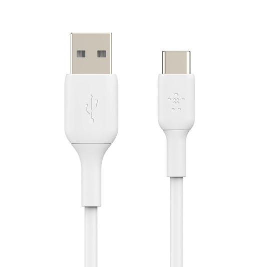 Belkin BoostCharge USB-A to USB-C 1M Cable  - Universally compatible - White-0