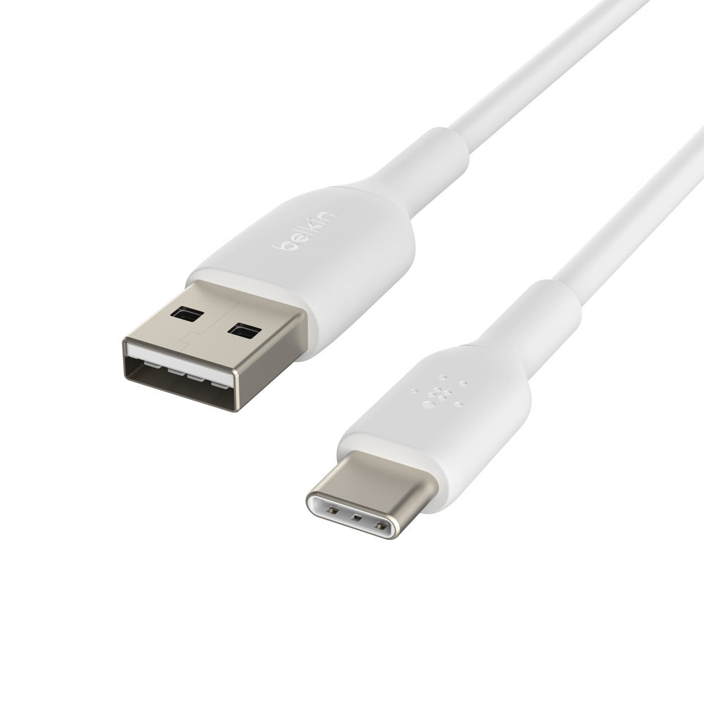 Belkin BoostCharge USB-A to USB-C 1M Cable  - Universally compatible - White-2