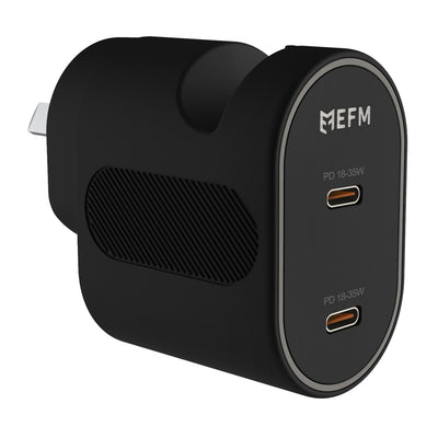 EFM 35W Dual Port Wall Charge - With Power Delivery and PPS-0