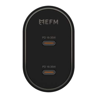 EFM 35W Dual Port Wall Charge - With Power Delivery and PPS-1