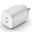 Belkin BOOST UP Dual USB-C Wall Charger - GaN Technology 65W with PPS-2