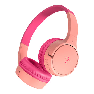 Belkin SoundForm Mini Wireless - On-Ear Headphones for Kids - Pink-1