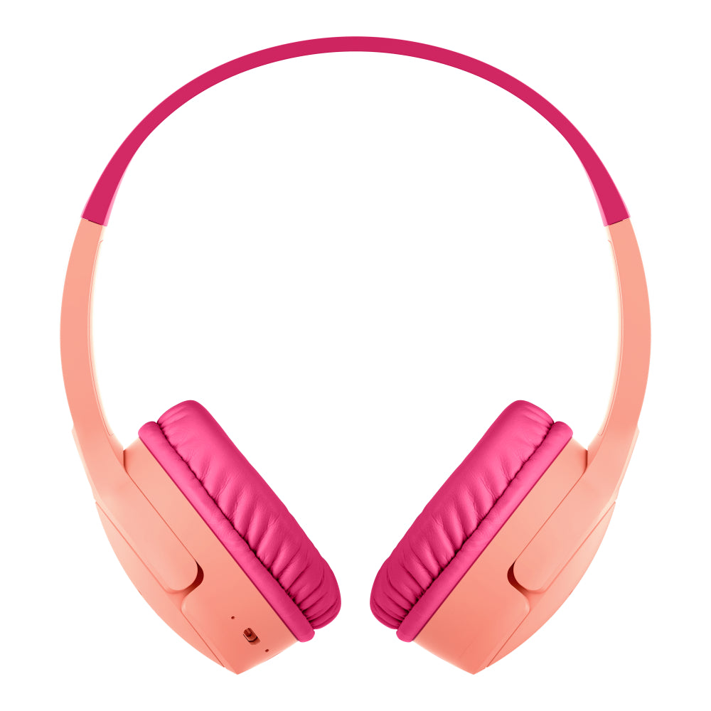 Belkin SoundForm Mini Wireless - On-Ear Headphones for Kids - Pink-0