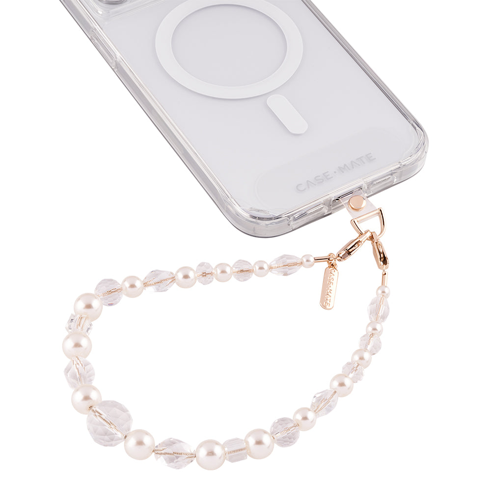 Case-Mate Beaded Phone Wristlet - Universal  - Crystal Pearl-3