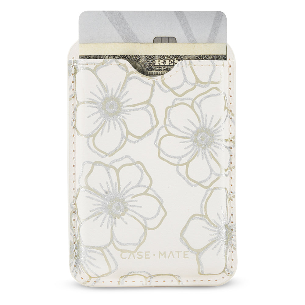 Case-Mate Magnetic Card Holder - For MagSafe - Floral Gems-8