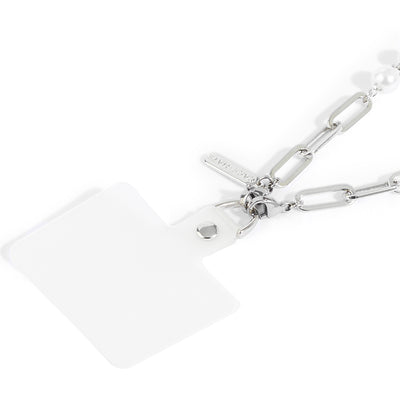 Case-Mate Link Chain Phone Wristlet - Silver Pearl-1