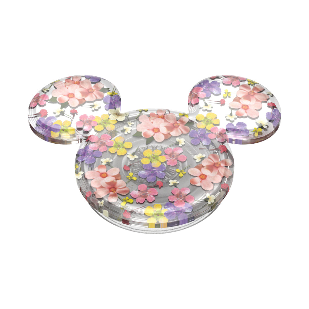 PopSockets PopGrip Licensed (Gen2) - Disney Translucent Mickey Mouse Cascading Flowers-1