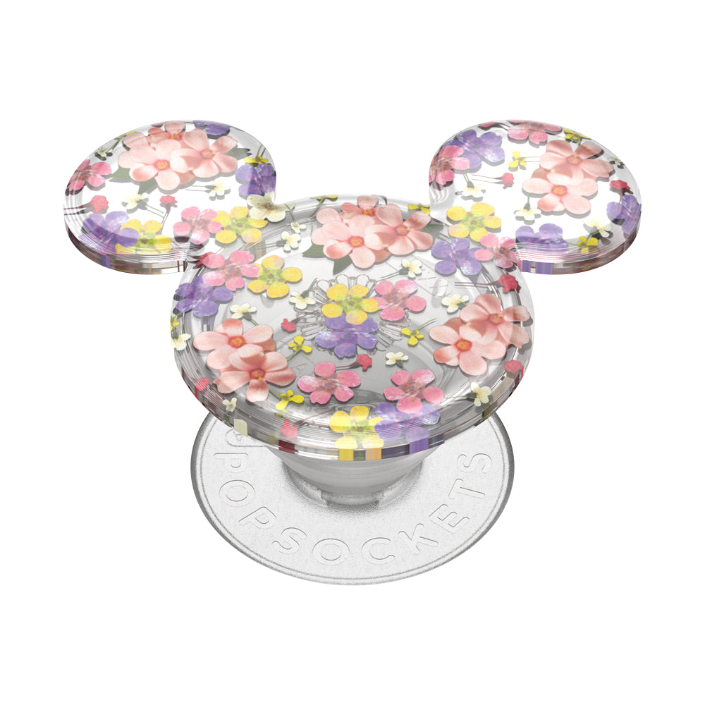 PopSockets PopGrip Licensed (Gen2) - Disney Translucent Mickey Mouse Cascading Flowers-3
