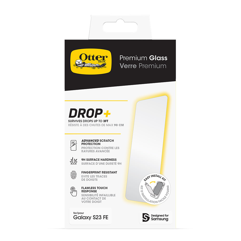 OtterBox Premium Glass Antimicrobial Screen Protector - For Samsung Galaxy S23 FE 5G-3