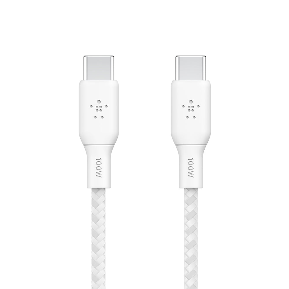Belkin BoostCharge USB-C to USB-C Cable 100W - 2 Pack White-2