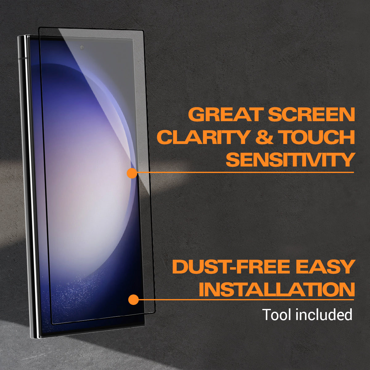 EFM ScreenSafe Glass with D3O Screen Armour - For Samsung Galaxy S24 Ultra-2