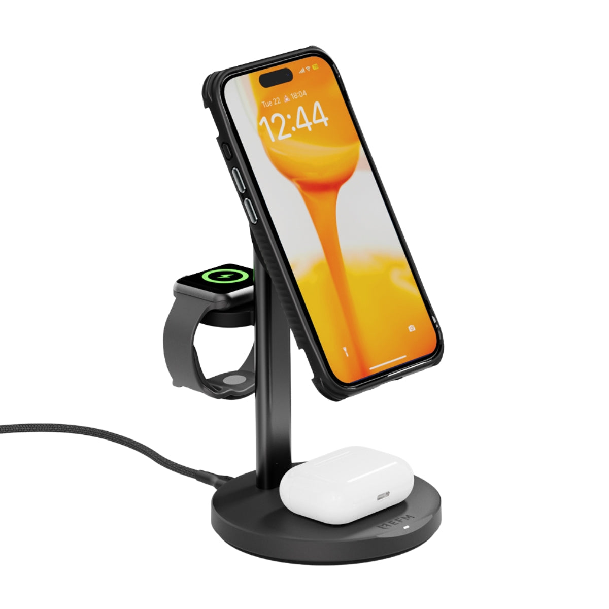 EFM FLUX 3-in-1 Wireless Charger - With 20W Wall Charger-0