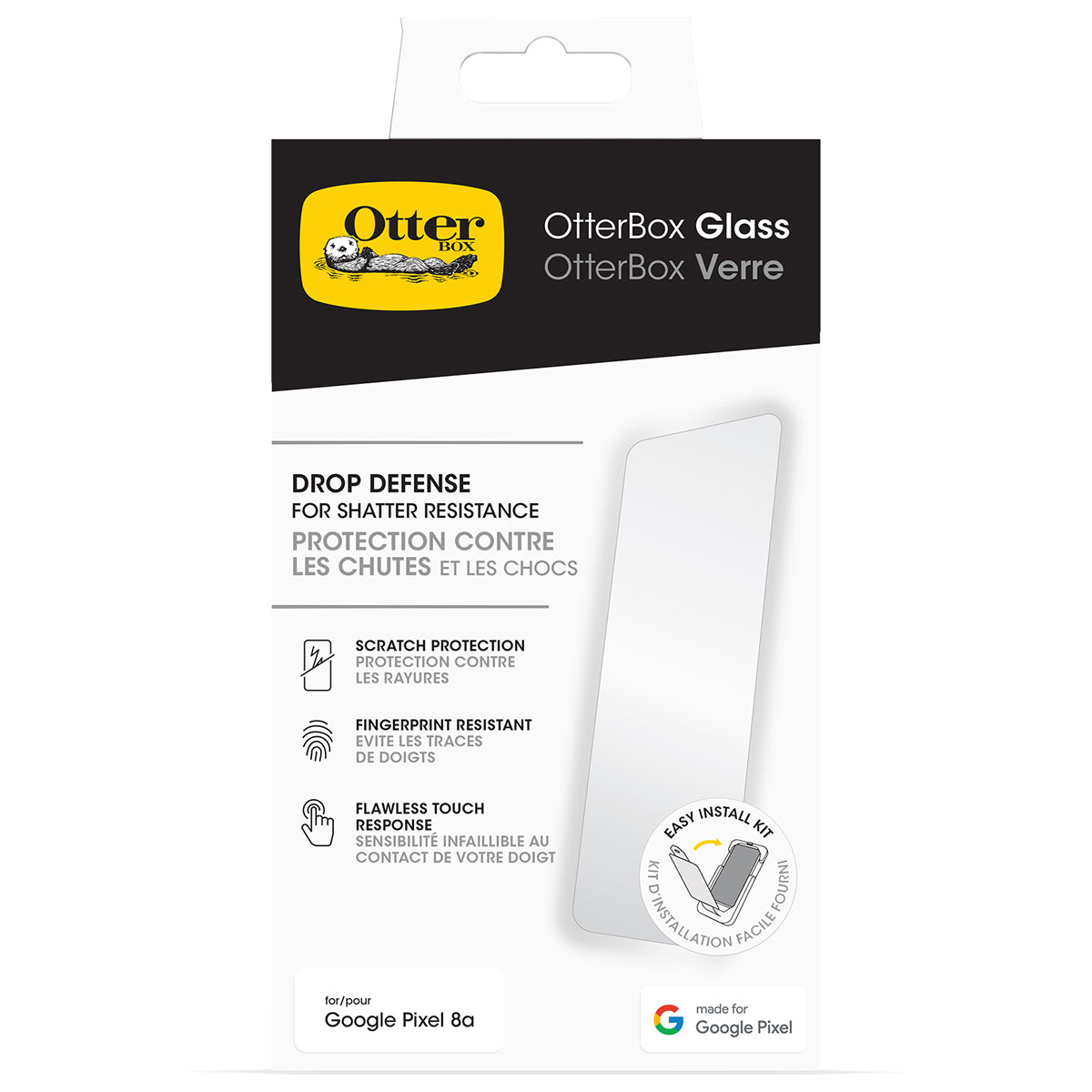 Otterbox Trusted Glass - for Google Pixel 8a - Clear-3