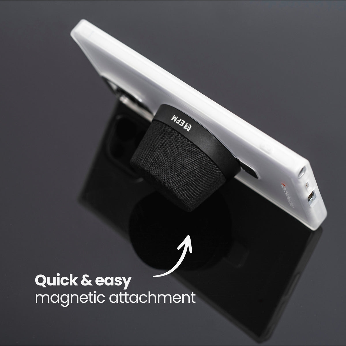 EFM Cloudbreak Mag Bluetooth Speaker - With MagSafe Compatability - Black-5