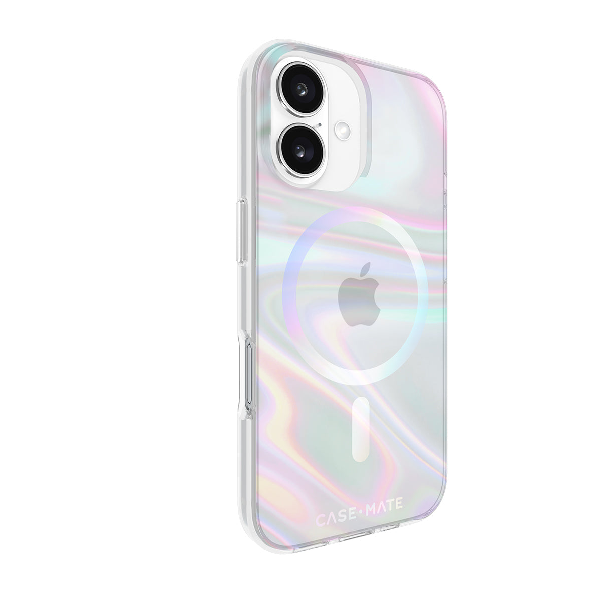 Case-Mate Soap Bubble MagSafe Case - For iPhone 16 - Iridescent-1