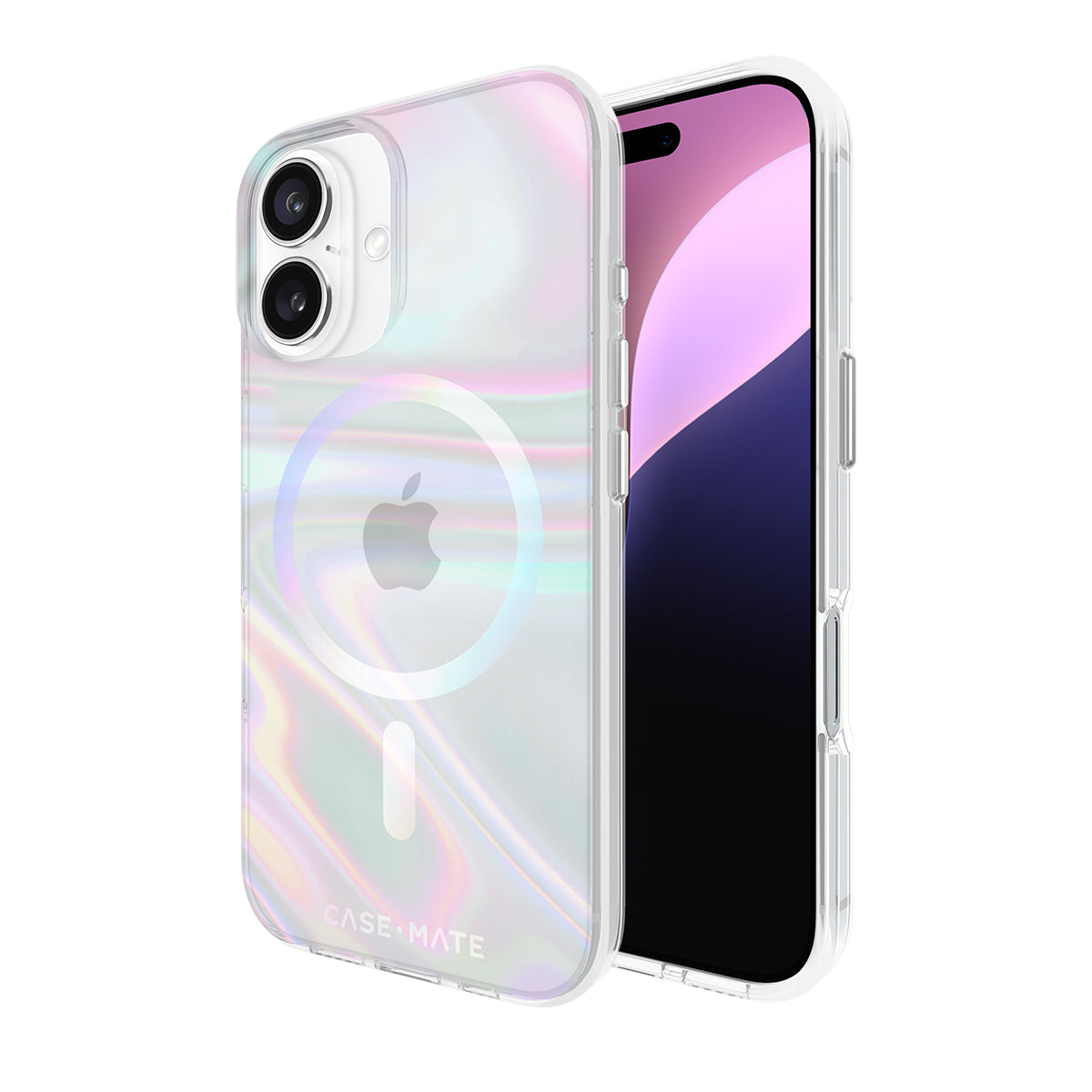 Case-Mate Soap Bubble MagSafe Case - For iPhone 16 - Iridescent-5