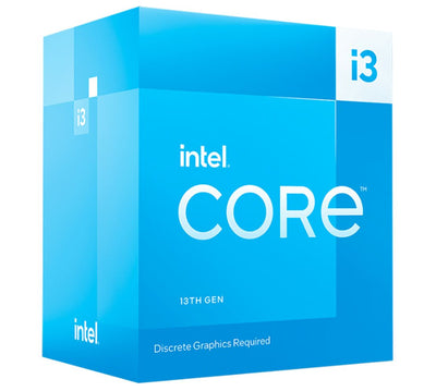 Intel i3 13100F CPU 3.1GHz (4.5GHz Turbo) 13th Gen LGA1700 4-Cores 8-Threads 12MB 58W Graphic Card Required Retail Raptor Lake with Fan (LS)-0