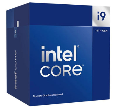 Intel i9 14900F CPU 4.3GHz (5.8GHz Turbo) 14th Gen LGA1700 24-Cores 32-Threads 68MB 65W Graphics Card Required Retail Raptor Lake with Fan (LS)-0