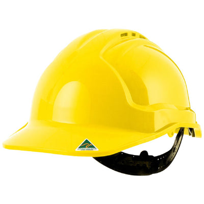 Tuffgard Vented Safety Hard Hat Yellow-0