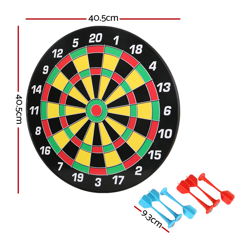 16" Dartboard Dart Board with Magnetic Darts Kids Toy Gift-1