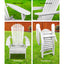 Gardeon 2PC Adirondack Outdoor Chairs Wood Foldable Sun Lounge Patio Furniture-6