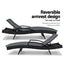 Gardeon 2PC Sun Lounge Wicker Lounger Outdoor Furniture Beach Chair Patio Adjustable Cushion Black-6