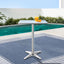 Gardeon Outdoor Bar Table Adjustable Aluminium Square 70/110cm-6