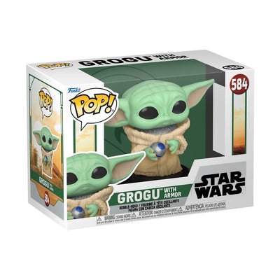 Star Wars: Book of Boba Fett - Grogu with Armor Pop! Vinyl-1