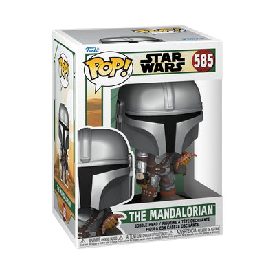 Star Wars: Book of Boba Fett - Mandalorian with Pouch Pop! Vinyl-1