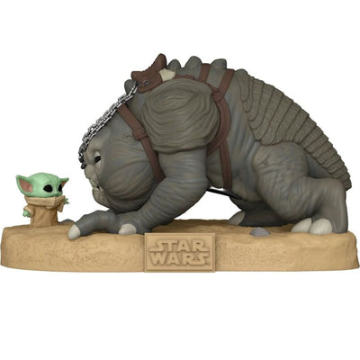 Star Wars: Book of Boba Fett - Rancor with Grogu 10" Pop! Vinyl (RS)-0