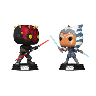 Star Wars: Clone Wars - Darth Maul VS Ahsoka Pop! Vinyl 2 Pack [RS]-0