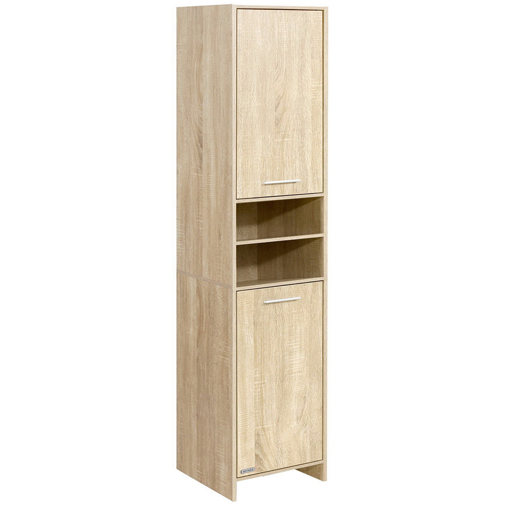 Artiss Bathroom Cabinet Storage 185cm Wooden-0